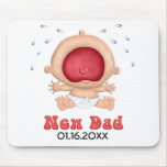 Bebé que grita - nuevo papá - personalizar tapete de raton