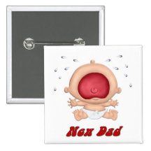 Bebé que grita - nuevo papá pins