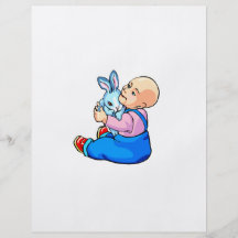 bebé que sostiene el conejito sitting.png tarjetón