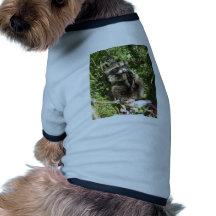 Bebé rescatado y rehabilitado del mapache ropa de perro