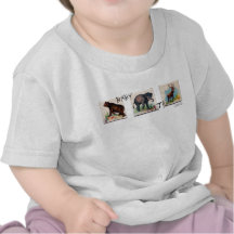 Bebé retro camiseta