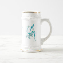 Bebé Stein con el Stats importante del nacimiento Tazas De Café