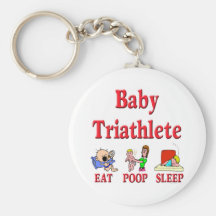 Bebé Triathlete Llavero Personalizado