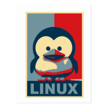 Bebé Tux Linux Tarjetas Postales