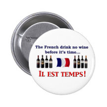 Bebedores del vino francés pin