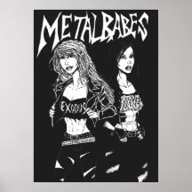 Bebés del metal poster