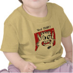 Bebés irritables lindos del dibujo animado del mon camiseta