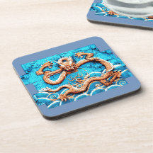Bebida como un dragón posavasos de bebidas