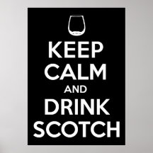 Bebida escocesa poster