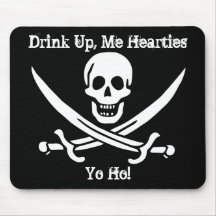 ¡Bebida para arriba, yo Hearties, Yo Ho! Tapete De Ratón
