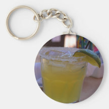 Bebidas del hielo de los Margaritas Llavero Personalizado