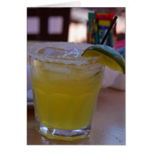 Bebidas del hielo de los Margaritas Tarjeta