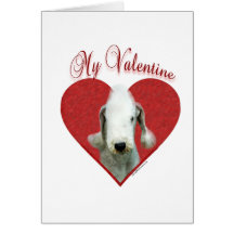 Bedlington mi tarjeta del día de San Valentín