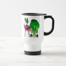 BeetBot y BroccoliBot Taza De Café