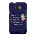 Beethoven en música galaxy s2 funda