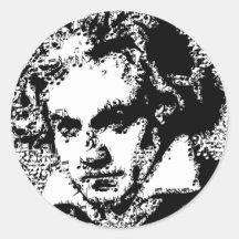 BEETHOVEN PEGATINAS  