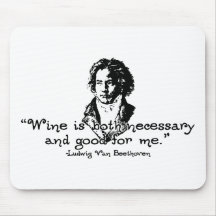 Beethoven - vino alfombrillas de ratón