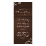 Beige de lino floral Brown del balneario del salón Lona Personalizada