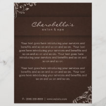 Beige de lino floral elegante de Brown del balnear Tarjetas Publicitarias