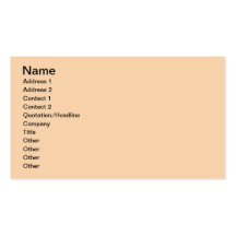 Beige Tarjetas Personales