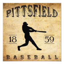 Béisbol 1859 de Pittsfield Massachusetts Arte Con Fotos