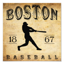 Béisbol 1867 de Boston Massachusetts Foto