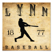 Béisbol 1877 de Lynn Massachusetts Arte Fotografico
