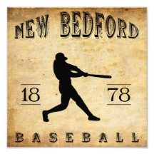 Béisbol 1878 de New Bedford Massachusetts Impresiones Fotograficas
