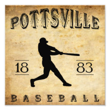 Béisbol 1883 de Pottsville Pennsylvania Cojinete
