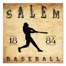 Béisbol 1884 de Salem Massachusetts Fotografias