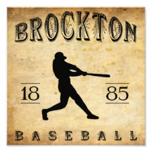 Béisbol 1885 de Brockton Massachusetts Fotografía
