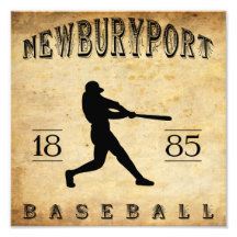 Béisbol 1885 de Newburyport Massachusetts Impresiones Fotograficas