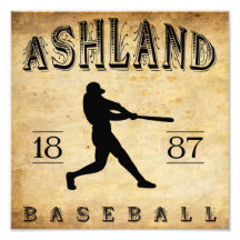 Béisbol 1887 de Ashland Pennsylvania Cojinete