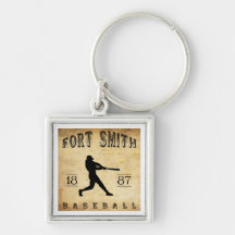 Béisbol 1887 de Fort Smith Arkansas Llaveros