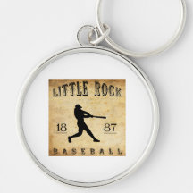 Béisbol 1887 de Little Rock Arkansas Llaveros