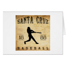 Béisbol 1888 de Santa Cruz California Felicitaciones