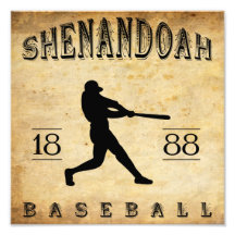 Béisbol 1888 de Shenandoah Pennsylvania Fotografía