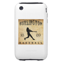Béisbol 1889 de Burlington Iowa iPhone 3 Tough Protector