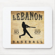 Béisbol 1889 de Líbano Pennsylvania Alfombrilla De Ratones