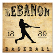 Béisbol 1889 de Líbano Pennsylvania Cojinete