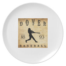 Béisbol 1893 de Dover New Hampshire Plato