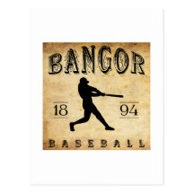 Béisbol 1894 de Bangor Maine Postal