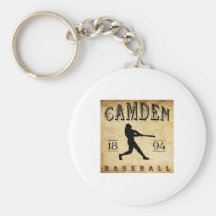 Béisbol 1894 de Camden Arkansas Llaveros Personalizados