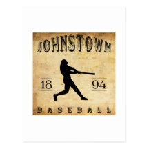 Béisbol 1894 de Johnstown Nueva York Postal