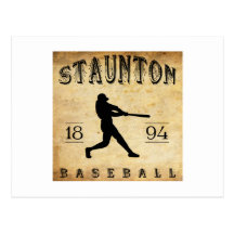 Béisbol 1894 de Staunton Virginia Postales