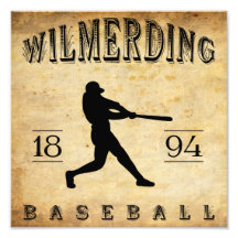 Béisbol 1894 de Wilmerding Pennsylvania Impresiones Fotograficas