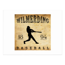 Béisbol 1894 de Wilmerding Pennsylvania Tarjeta Postal