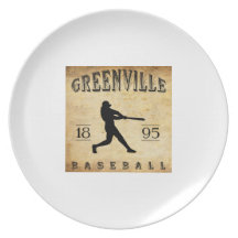 Béisbol 1895 de Greenville New Hampshire Plato