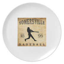 Béisbol 1896 de Somersville New Hampshire Plato