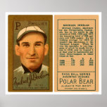 Béisbol 1911 de Mickey Doolan Phillies Poster